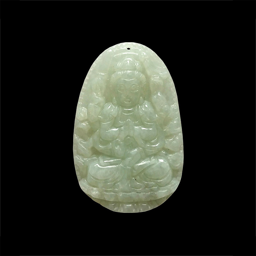 Thiên thủ thiên nhãn bồ tát ngọc jadeit (tuổi tí) - loại nhỡ